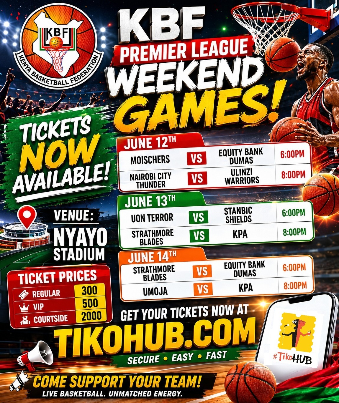 KBF Premier League Weekend Showdown