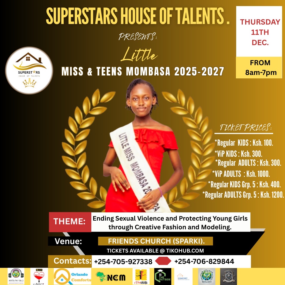 Little Miss & Teens Mombasa 2025-2027